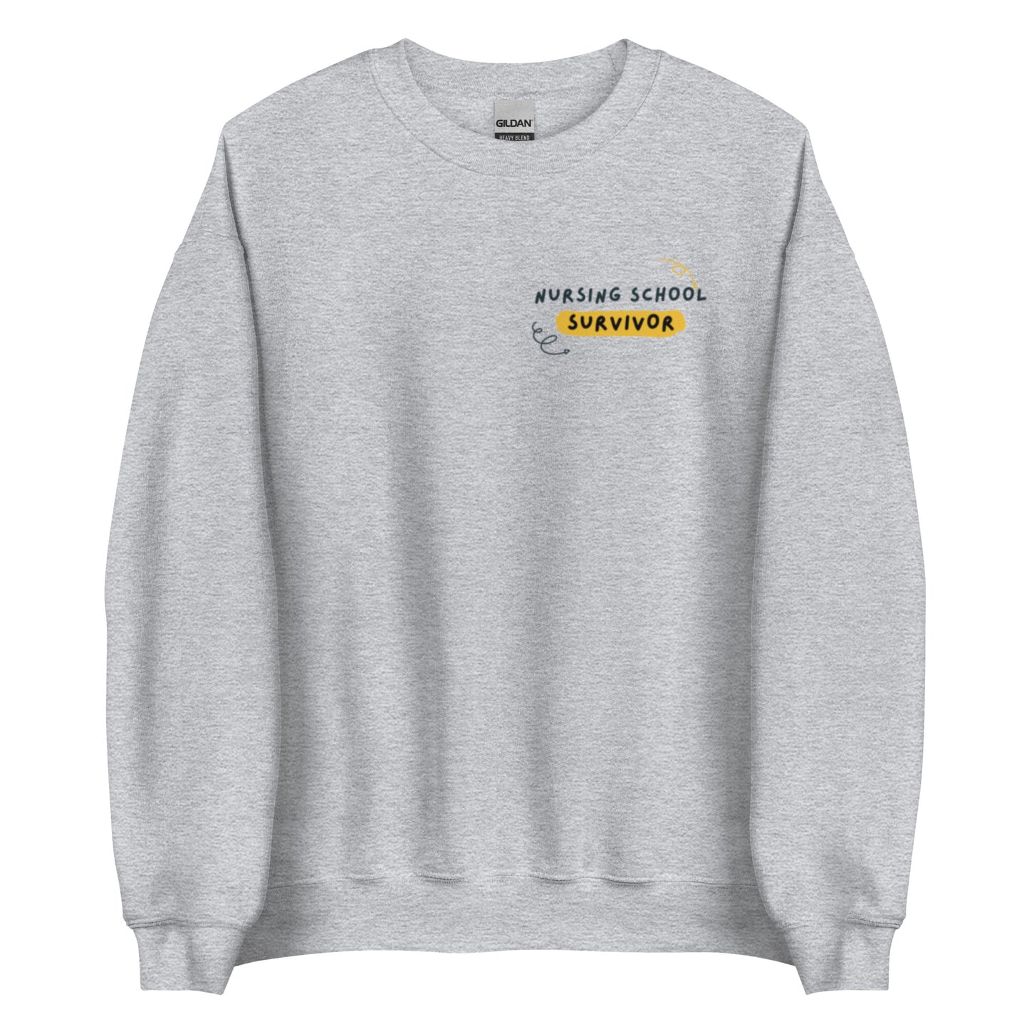 Unisex Nursing School Survivor Sweatshirt