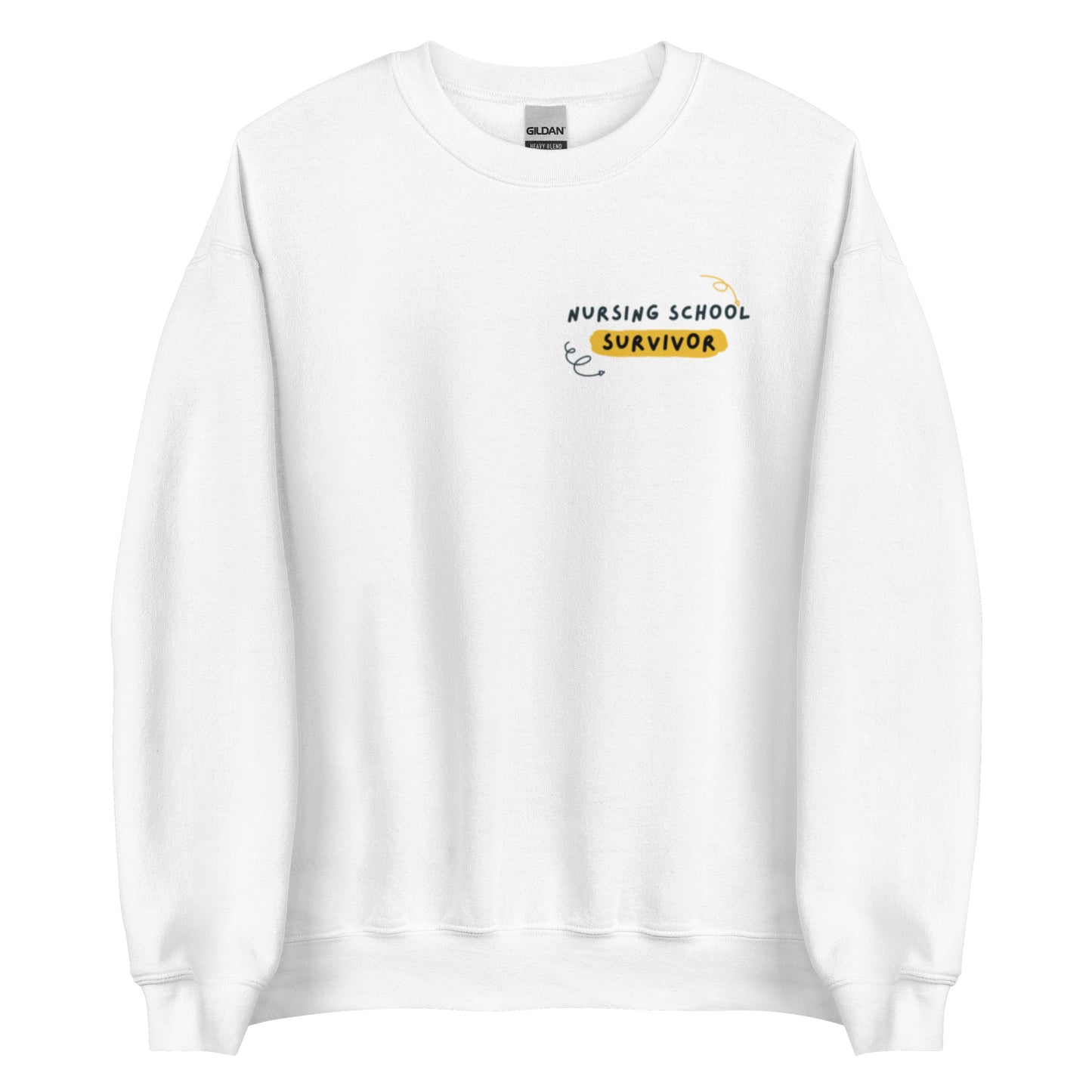 Unisex Nursing School Survivor Sweatshirt